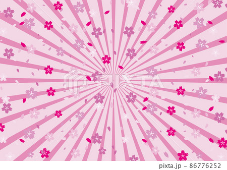 桜の背景 86776252