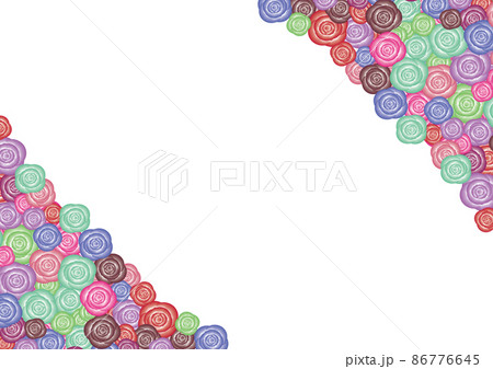 薔薇(バラ)の背景 薔薇(バラ)の背景 86776645