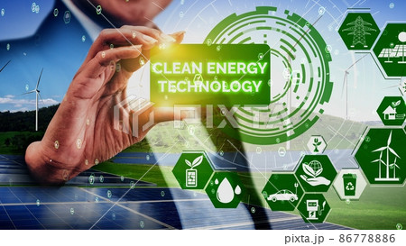 Conceptual environmental conservation and sustainable ESG development Conceptual environmental conservation and sustainable ESG development 86778886
