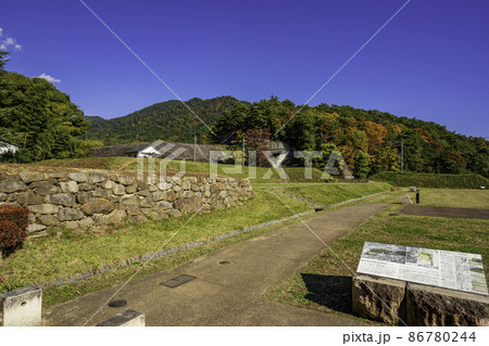 甲府 武田氏館跡大手門東史跡公園 山梨県甲府市 甲府 武田氏館跡大手門東史跡公園 山梨県甲府市 86780244