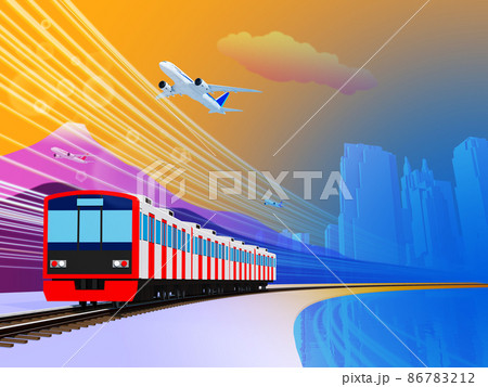 電車で行こう！　トラベル　旅行 86783212