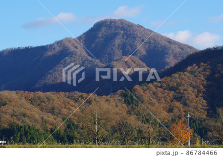 晩秋の日野山 福井県越前市 晩秋の日野山 福井県越前市 86784466