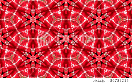 Abstract seamless texture from a photo of red green textile 86785212
