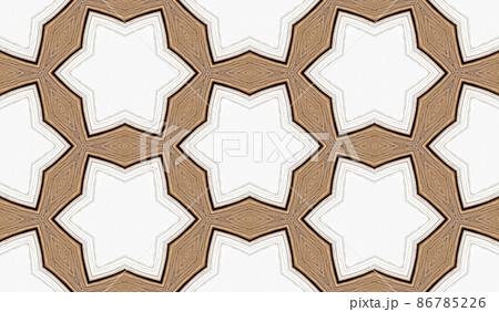 Abstract seamless texture from paper, cardboard in white-brown color 86785226