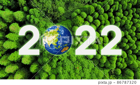 2022年イメージ 地球環境 サステナブル SDGs 2022年イメージ 地球環境 サステナブル SDGs 86787320