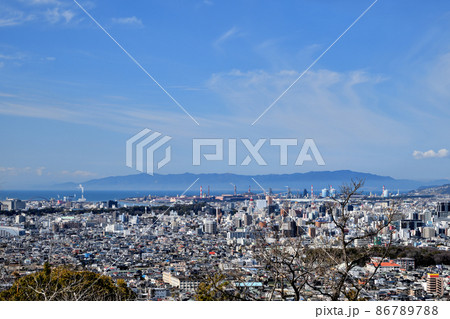 大日山35号墳(紀伊風土記の丘)から和歌山市街を望む　【和歌山県和歌山市】 86789788