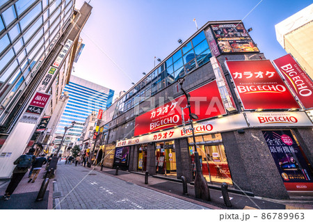 日本の東京都市景観 品川駅前(奥が駅・港南口)の繁華街などを望む。コロナ禍で通りは閑散…=2月7日 日本の東京都市景観 品川駅前(奥が駅・港南口)の繁華街などを望む。コロナ禍で通りは閑散…=2月7日 86789963