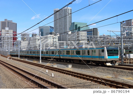 高輪ゲートウェイ駅の京浜東北線E233系 86790194