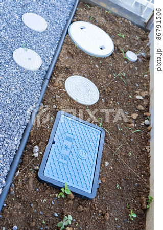 雨水浸透桝　量水器ボックス　住宅　戸建 86791506