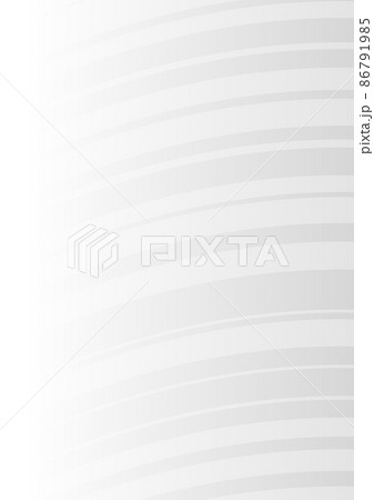 弧を描いた線の背景　（背景素材）　グレー 86791985