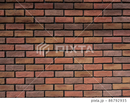 【背景素材】レンガ壁 86792935