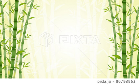 竹背景のイラスト素材 [86793963] - PIXTA