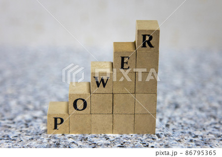 文字ブロック POWER 文字ブロック POWER 86795365