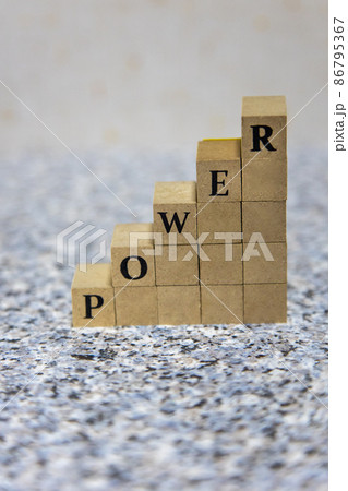 文字ブロック POWER 文字ブロック POWER 86795367