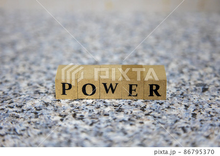 文字ブロック POWER 文字ブロック POWER 86795370