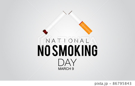 No Smoking Day. vector template design for banner, card, poster, background. No Smoking Day. vector template design for banner, card, poster, background. 86795843