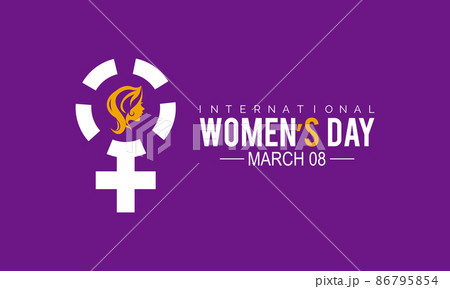 International Women's Day. vector template design for banner, card, poster, background. International Women's Day. vector template design for banner, card, poster, background. 86795854