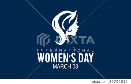 International Women's Day. vector template design for banner, card, poster, background. 86795855