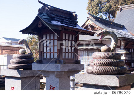 真岡市　二宮町　白蛇辨財天 86796070