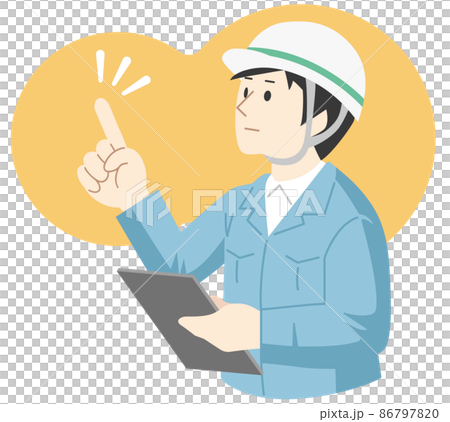 check, checkup, blue collar worker 86797820