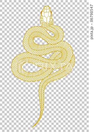 縁起の良い白蛇 86798547