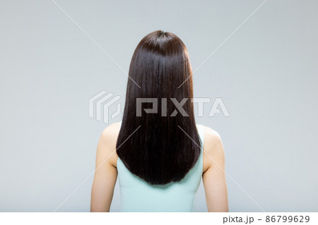女性 髪の毛 後ろ姿 トリートメント 女性 髪の毛 後ろ姿 トリートメント 86799629