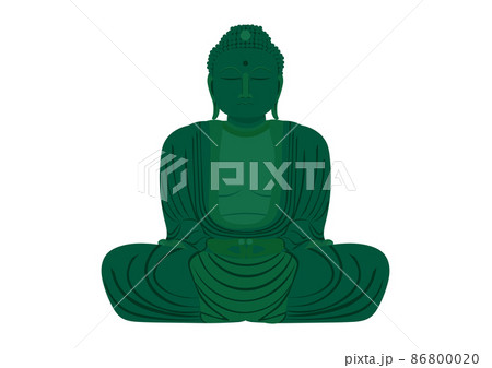 大仏　鎌倉の大仏・銅造阿弥陀如来坐像 86800020