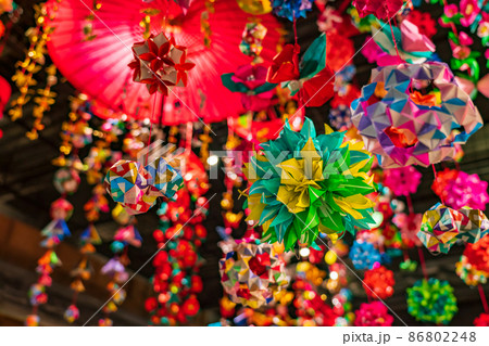 瀬戸蔵ミュージアム、千代紙のつるし飾り〈愛知県瀬戸市〉 86802248