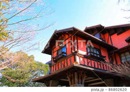 名古屋市、揚輝荘聴松閣の風景 名古屋市、揚輝荘聴松閣の風景 86802620