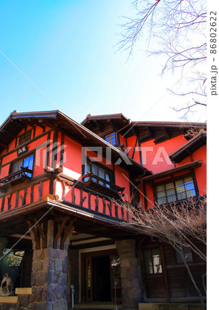 名古屋市、揚輝荘聴松閣の風景 86802622