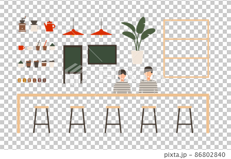 Cafe icon set Cafe icon set 86802840