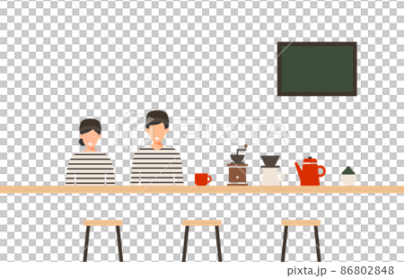 カフェのベクター素材 86802848