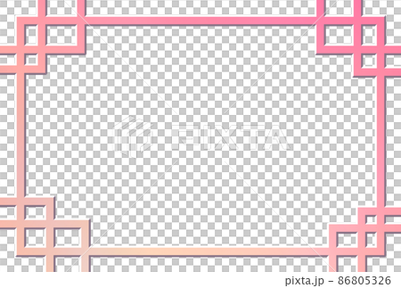 Simple shaded pink square gradient frame Simple shaded pink square gradient frame 86805326