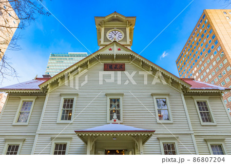 【北海道】札幌市時計台(旧札幌農学校演武場) 国指定重要文化財 【北海道】札幌市時計台(旧札幌農学校演武場) 国指定重要文化財 86807204