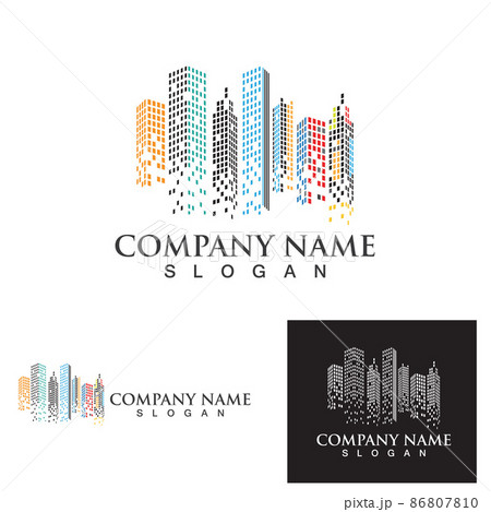Modern City skyline . city silhouette. vector illustration in flat Modern City skyline . city silhouette. vector illustration in flat 86807810