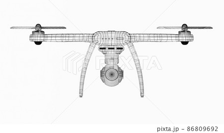 drone 3d model 86809692