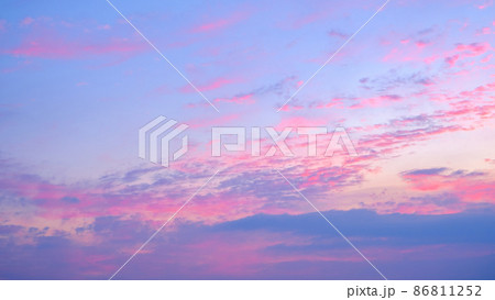朝焼けの空 朝焼けの空 86811252