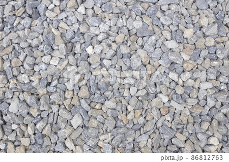 Crushed stone texture background. Crushed stone construction materials. Crushed stone texture background. Crushed stone construction materials. 86812763