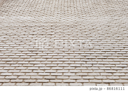 Texture of the white brick walls Texture of the white brick walls 86816111