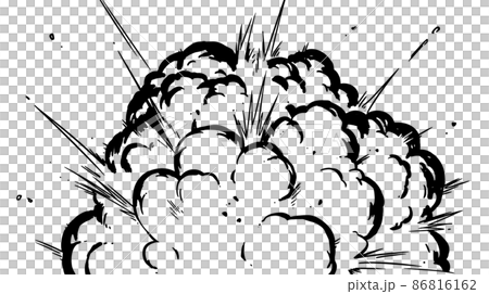 Explosion effect blast background decoration - Stock Illustration