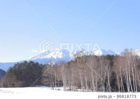 雪の御嶽山-雪景色 雪の御嶽山-雪景色 86818773