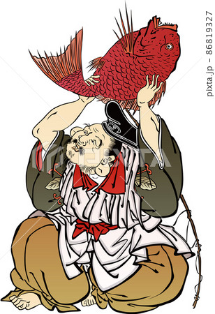 浮世絵　七福神　その19 86819327
