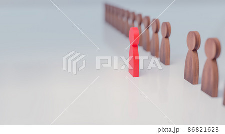 wooden human take a leader of business and leader of corperate wooden human take a leader of business and leader of corperate 86821623