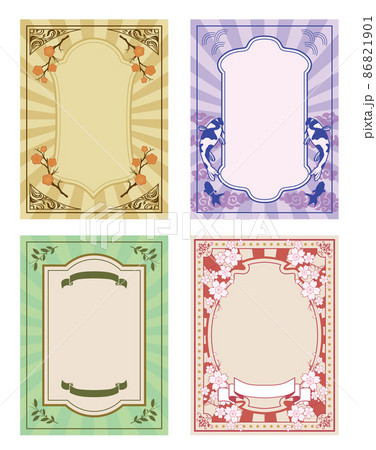 和風　フレーム枠　セット 86821901