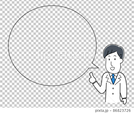 Doctor balloon to explain Doctor balloon to explain 86823726