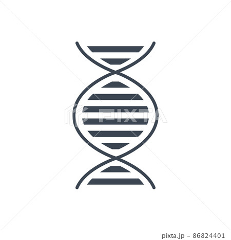 dna related vector glyph icon dna related vector glyph icon 86824401
