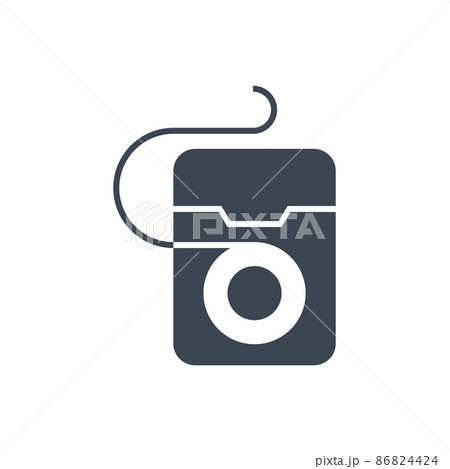Dental Floss Glyph Icon 86824424