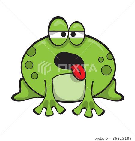 frog tongue clip art