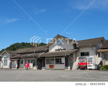わたらせ瀬渓谷鉄道　大間々駅の駅舎 86828060