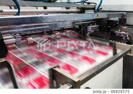 printing process in a modern printing house printing process in a modern printing house 86828575